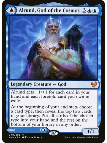 Alrund, God of the Cosmos // Hakka, Whispering Raven