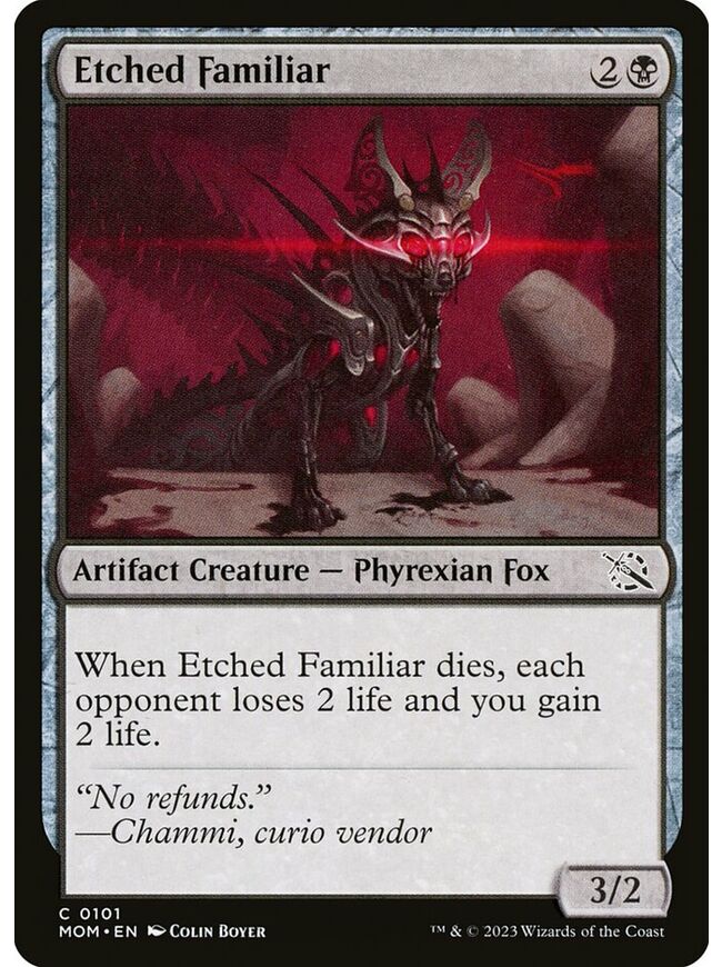 Etched Familiar