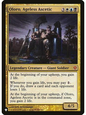 Oloro, Ageless Ascetic