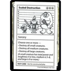 Scaled Destruction
