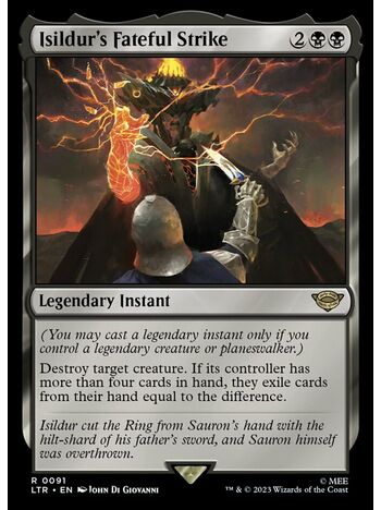 Isildur's Fateful Strike