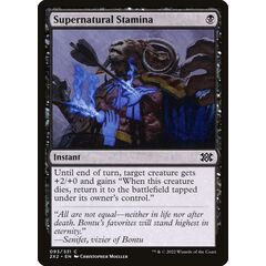 Supernatural Stamina