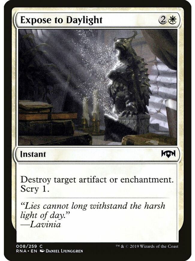 Expose to Daylight