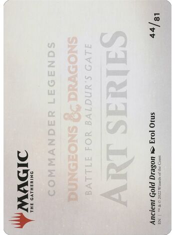 Ancient Gold Dragon // Ancient Gold Dragon (Art Series)