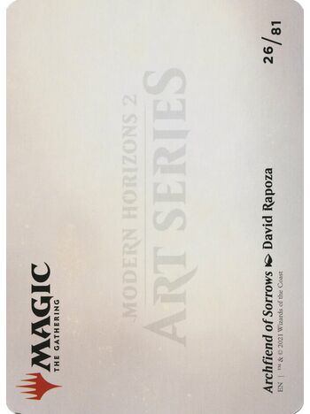 Archfiend of Sorrows // Archfiend of Sorrows (Art Series)