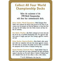 1998 World Championships Ad