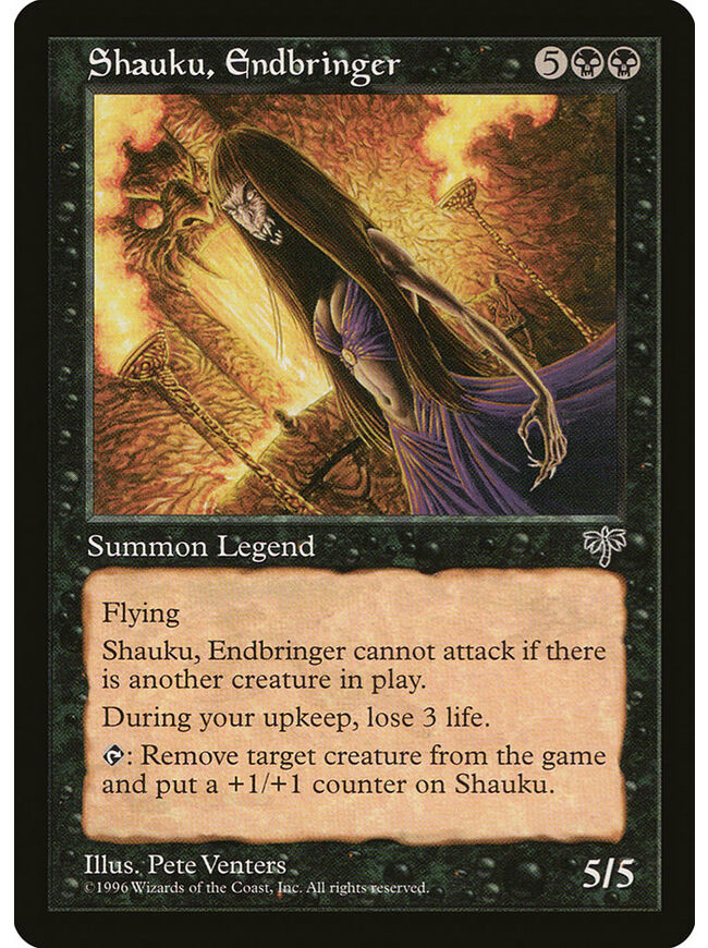 Shauku, Endbringer