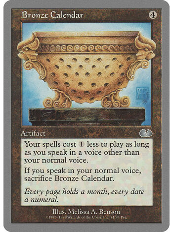 Bronze Calendar