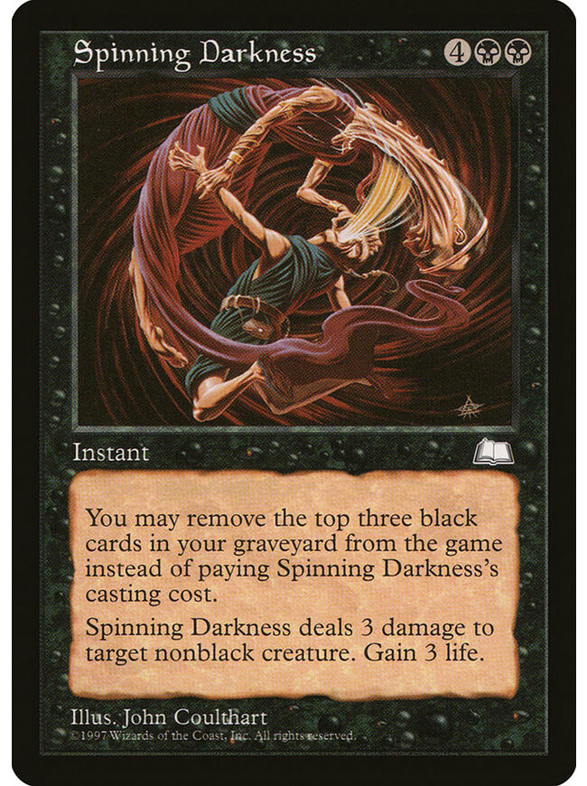 Spinning Darkness