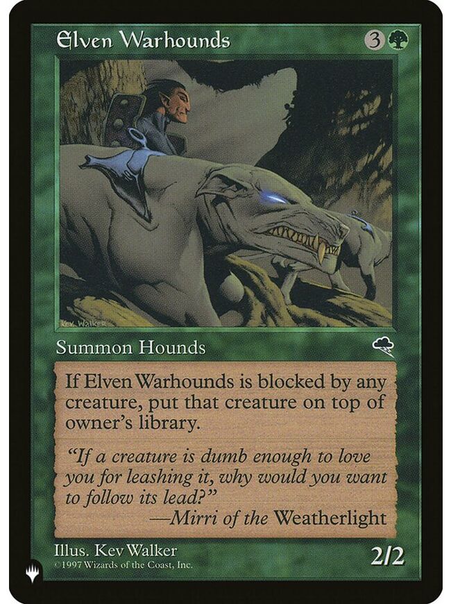 Elven Warhounds