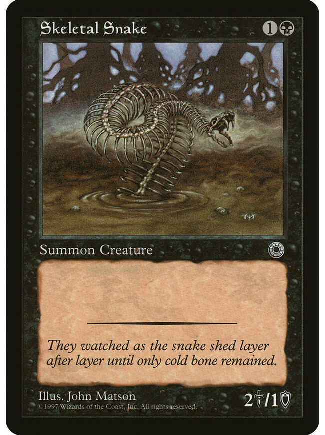 Skeletal Snake