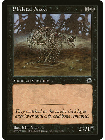 Skeletal Snake