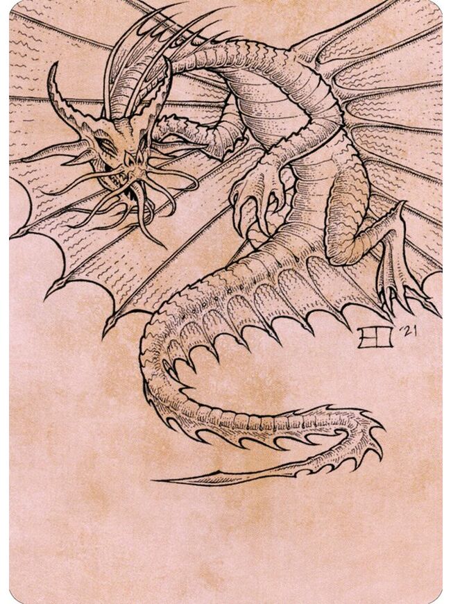 Ancient Gold Dragon // Ancient Gold Dragon (Art Series)