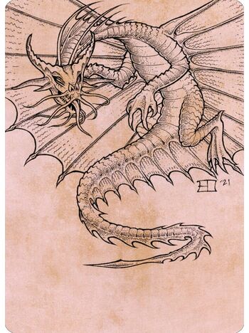 Ancient Gold Dragon // Ancient Gold Dragon (Art Series)