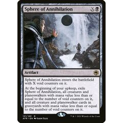 Sphere of Annihilation