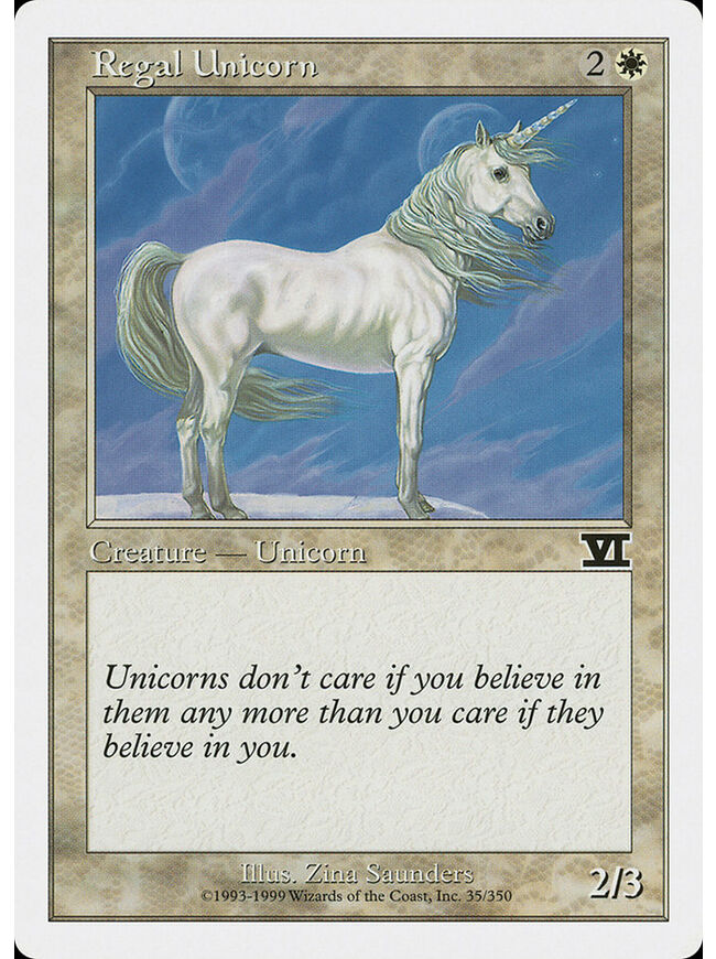 Regal Unicorn