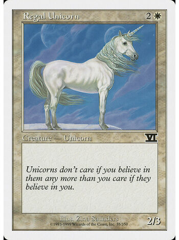 Regal Unicorn
