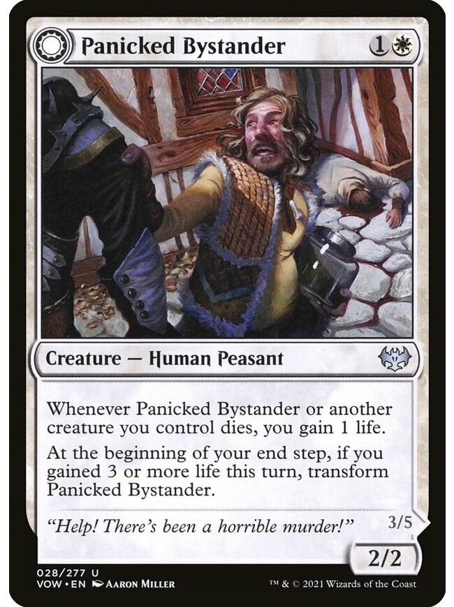 Panicked Bystander // Cackling Culprit