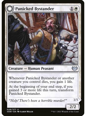 Panicked Bystander // Cackling Culprit