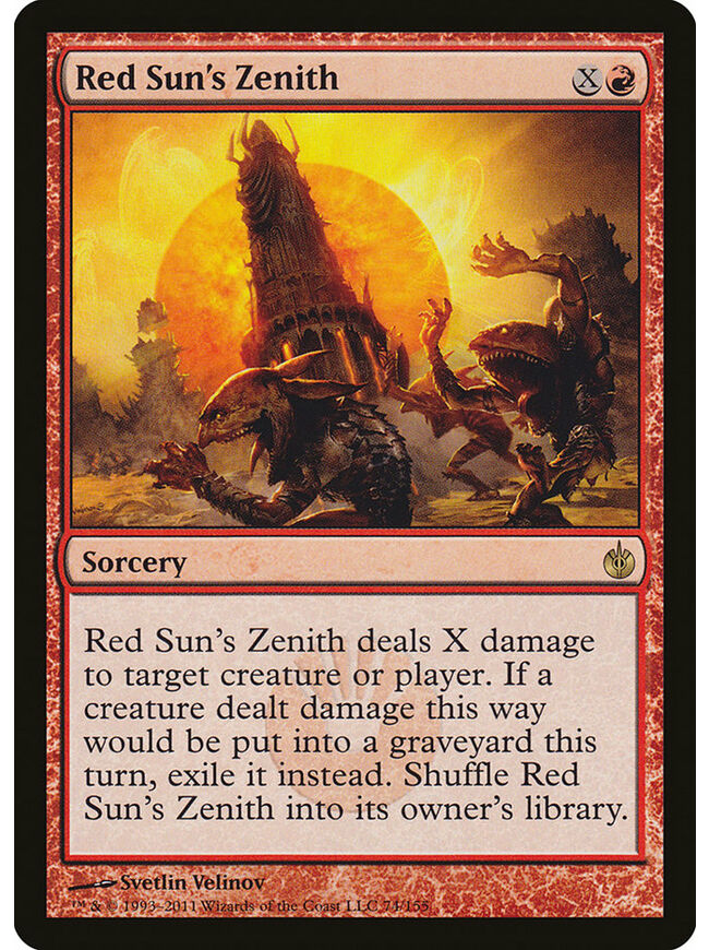 Red Sun's Zenith