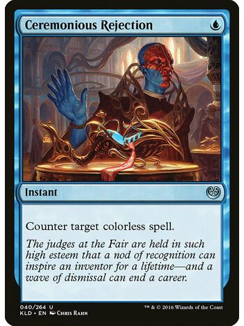 Ceremonious Rejection