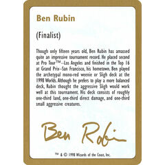 Ben Rubin Bio