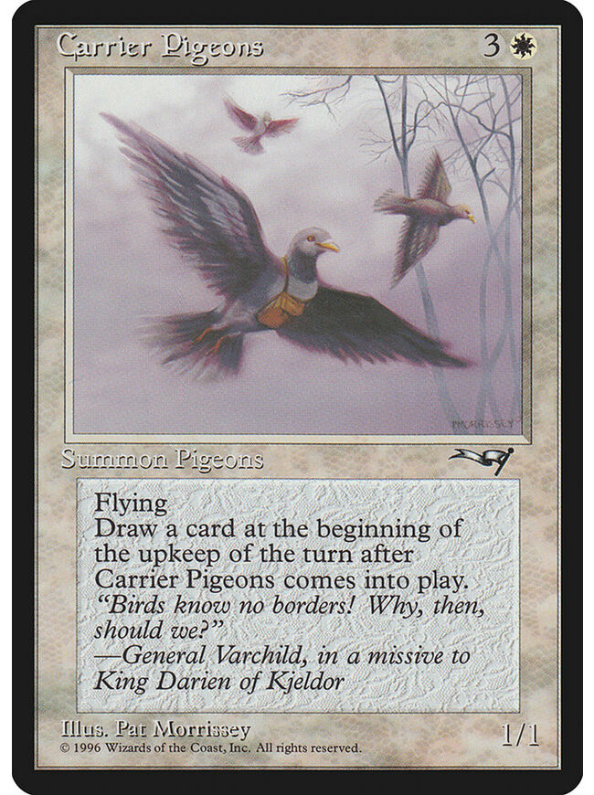Carrier Pigeons