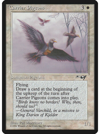 Carrier Pigeons