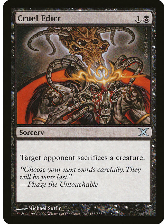 Cruel Edict