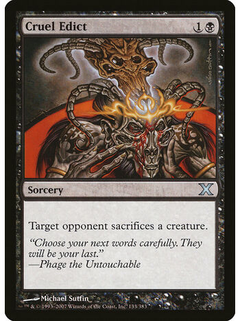 Cruel Edict