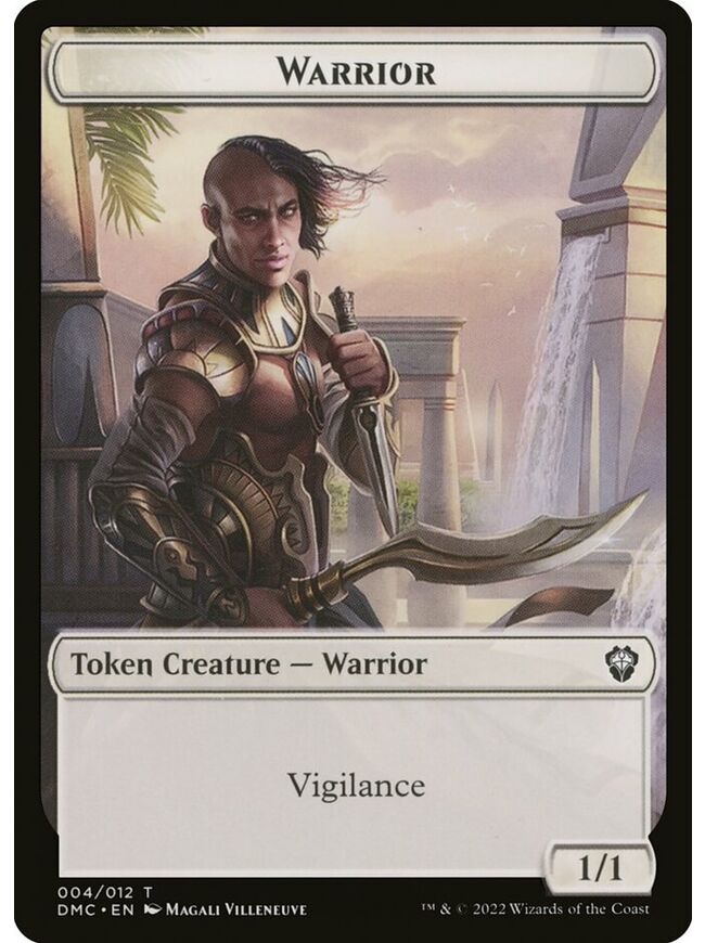 Warrior Token (1/1) (Vigilance)
