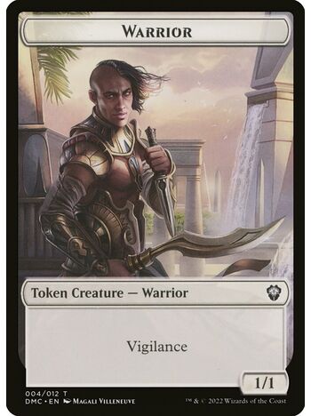 Warrior Token (1/1) (Vigilance)