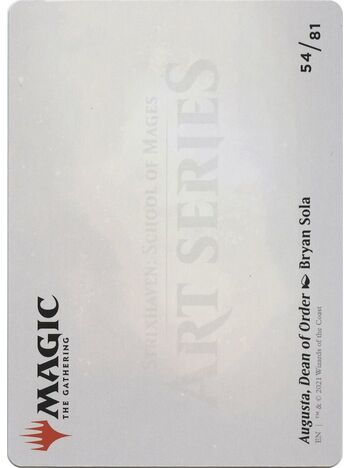 Augusta, Dean of Order // Augusta, Dean of Order (Art Series)