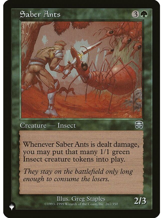 Saber Ants