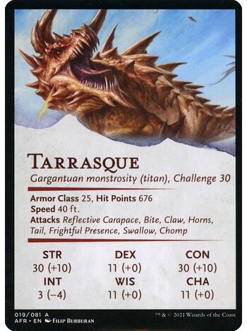 The Tarrasque // Tarrasque (Art Series)