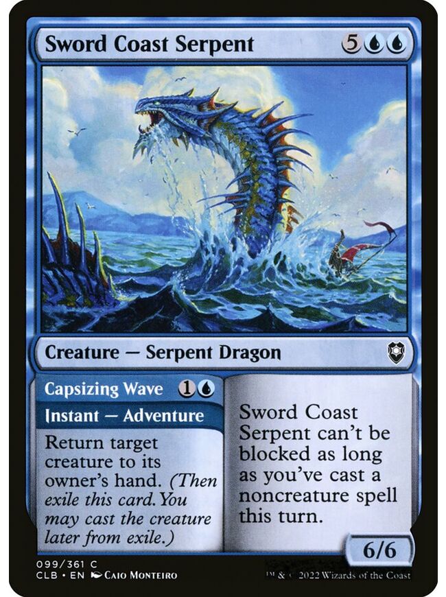 Sword Coast Serpent // Capsizing Wave