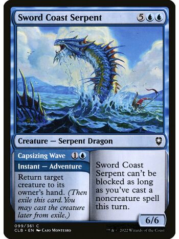 Sword Coast Serpent // Capsizing Wave