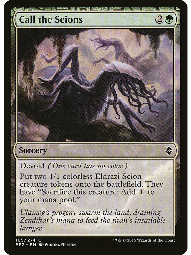Call the Scions