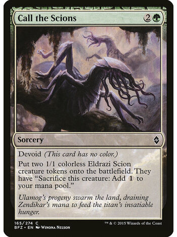 Call the Scions