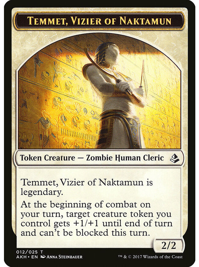 Temmet, Vizier of Naktamun Token