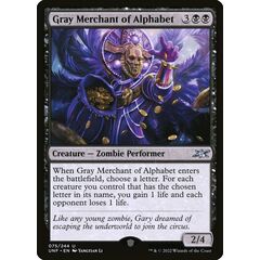 Gray Merchant of Alphabet