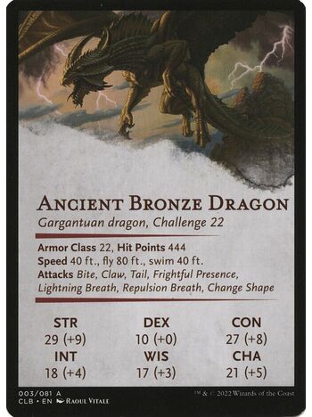 Ancient Bronze Dragon // Ancient Bronze Dragon (Art Series)