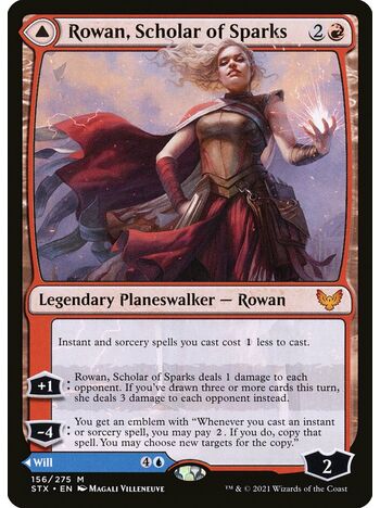 Rowan, Scholar of Sparks // Will, Scholar of Frost