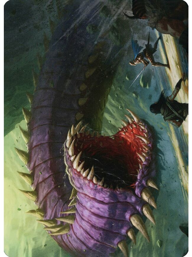 Purple Worm // Purple Worm (Art Series)