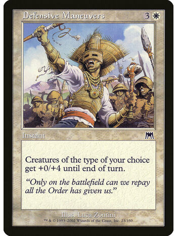Defensive Maneuvers