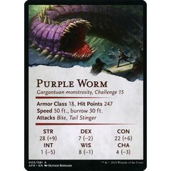 Purple Worm // Purple Worm (Art Series)
