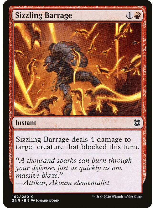 Sizzling Barrage