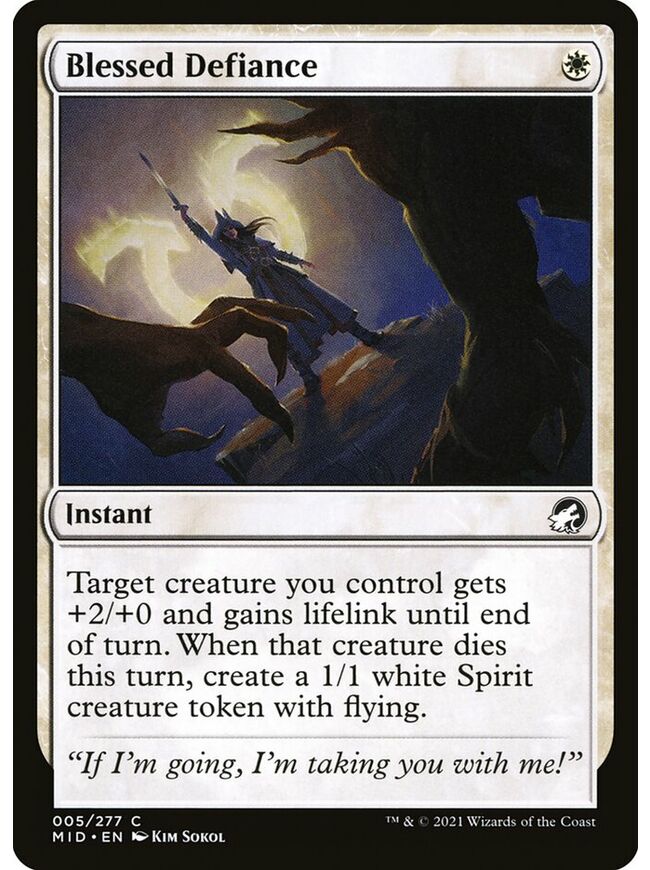 Blessed Defiance