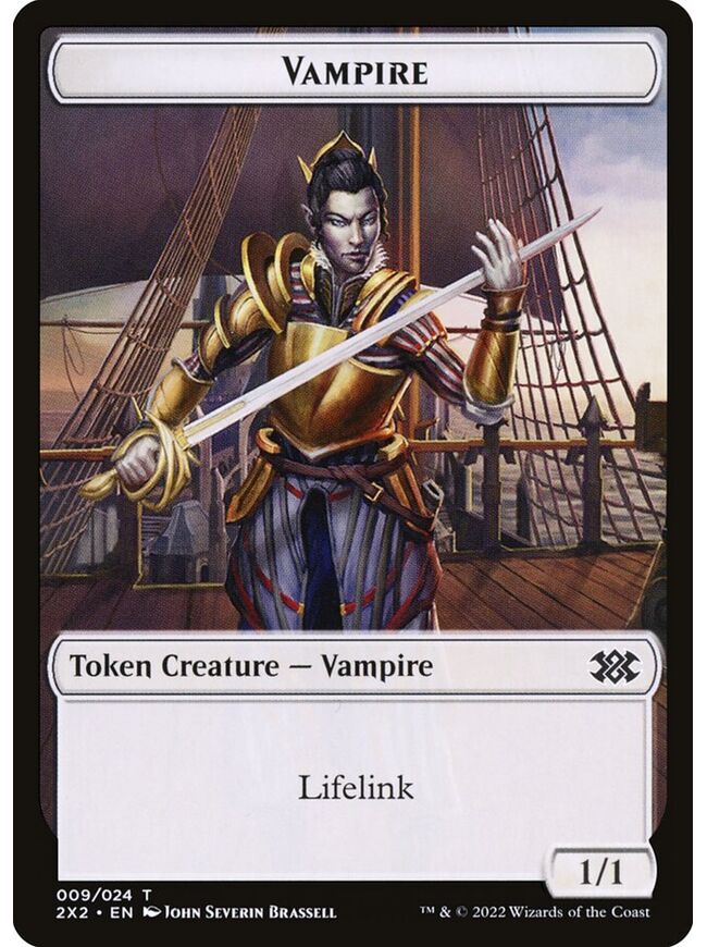 Vampire Token (White) (Lifelink)