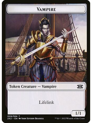 Vampire Token (White) (Lifelink)